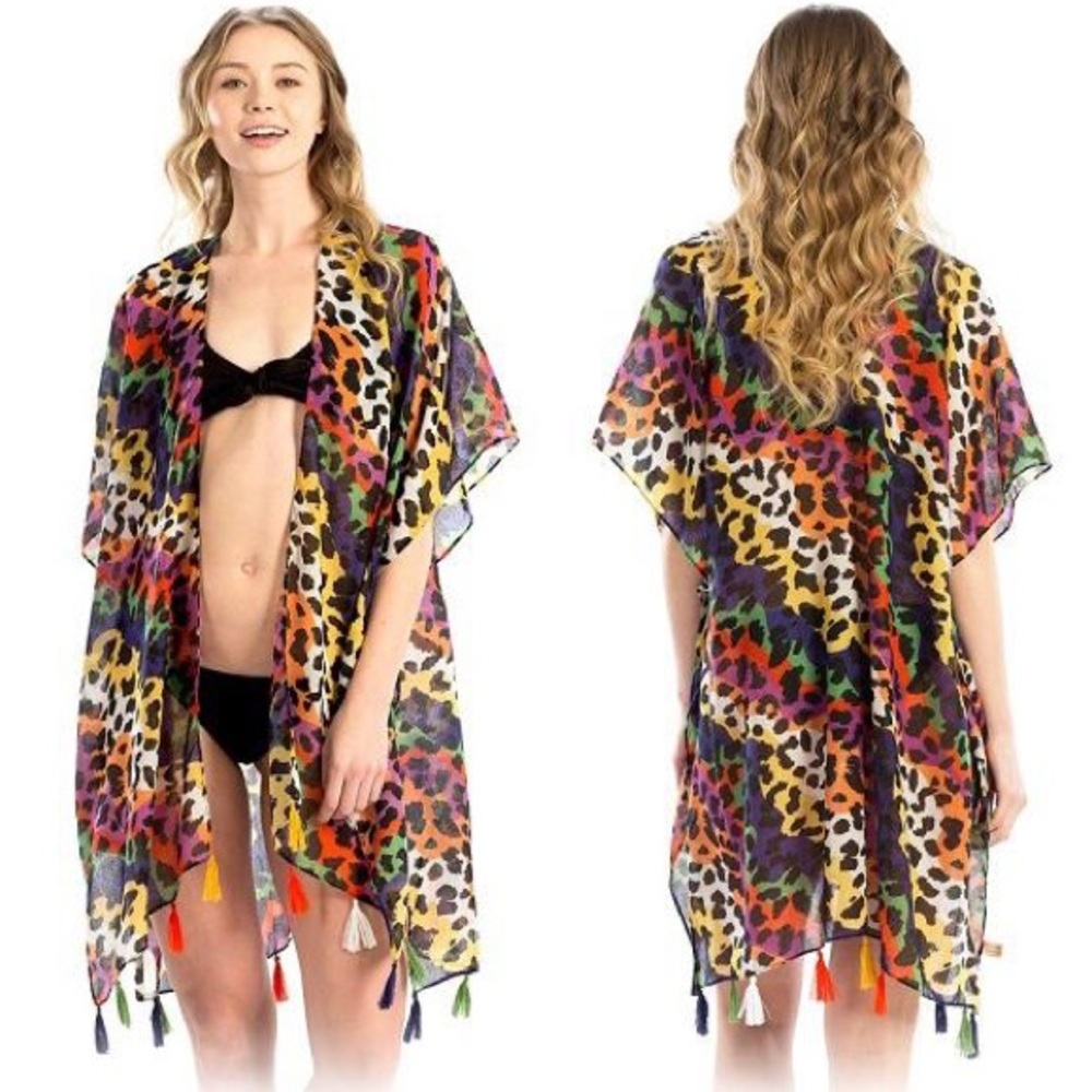 Animal Print Coverup- One size